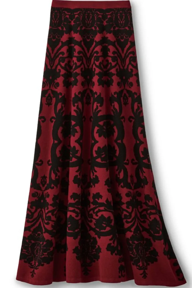 Soft Surroundings Jacobean Sweater Skirt| Skirts