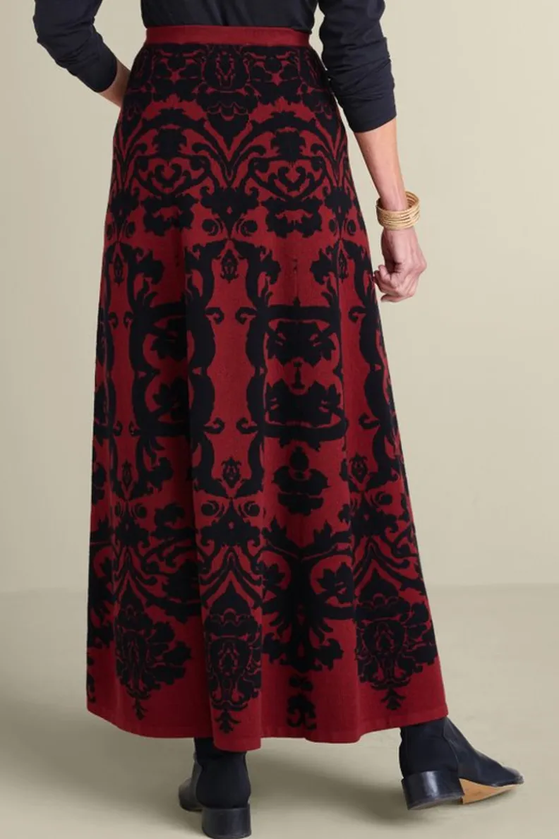 Soft Surroundings Jacobean Sweater Skirt| Skirts