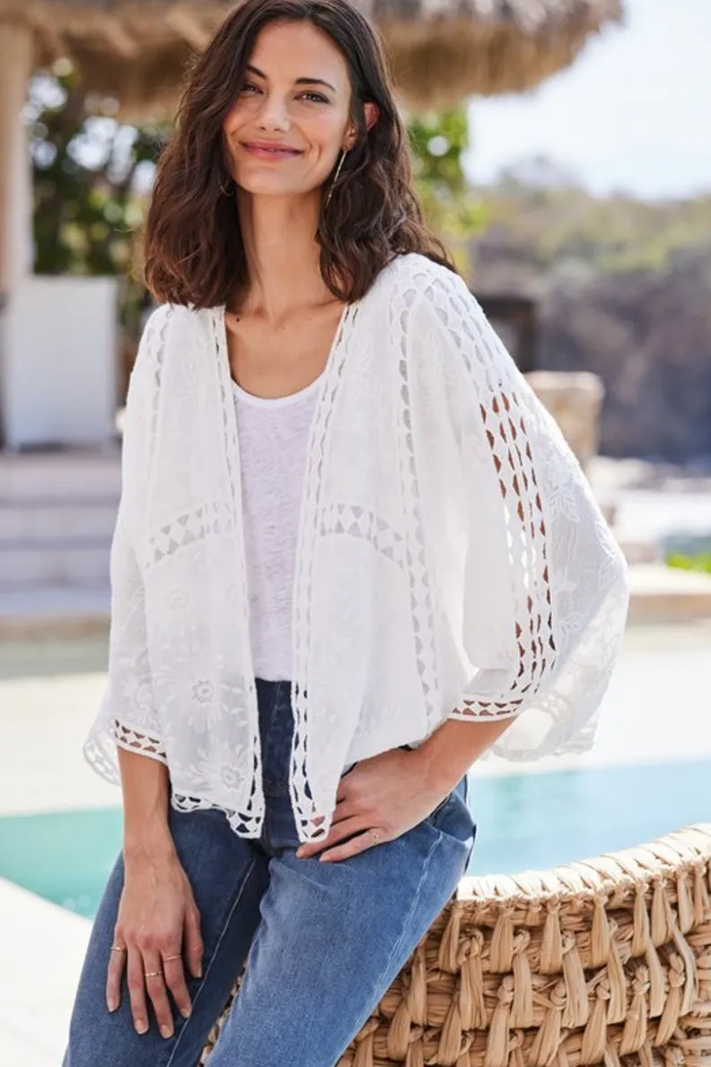 Soft Surroundings Jasmine Lace Wrap| Toppers|Scarves & Wraps