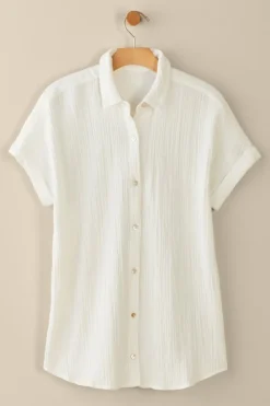 Soft Surroundings Je Veux Gauze Top| Tops