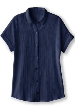 Soft Surroundings Je Veux Gauze Top| Tops