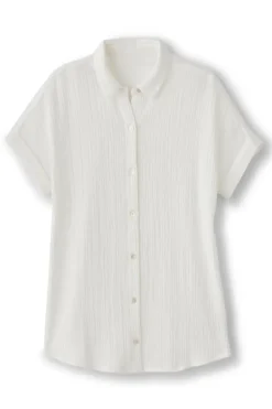 Soft Surroundings Je Veux Gauze Top| Tops