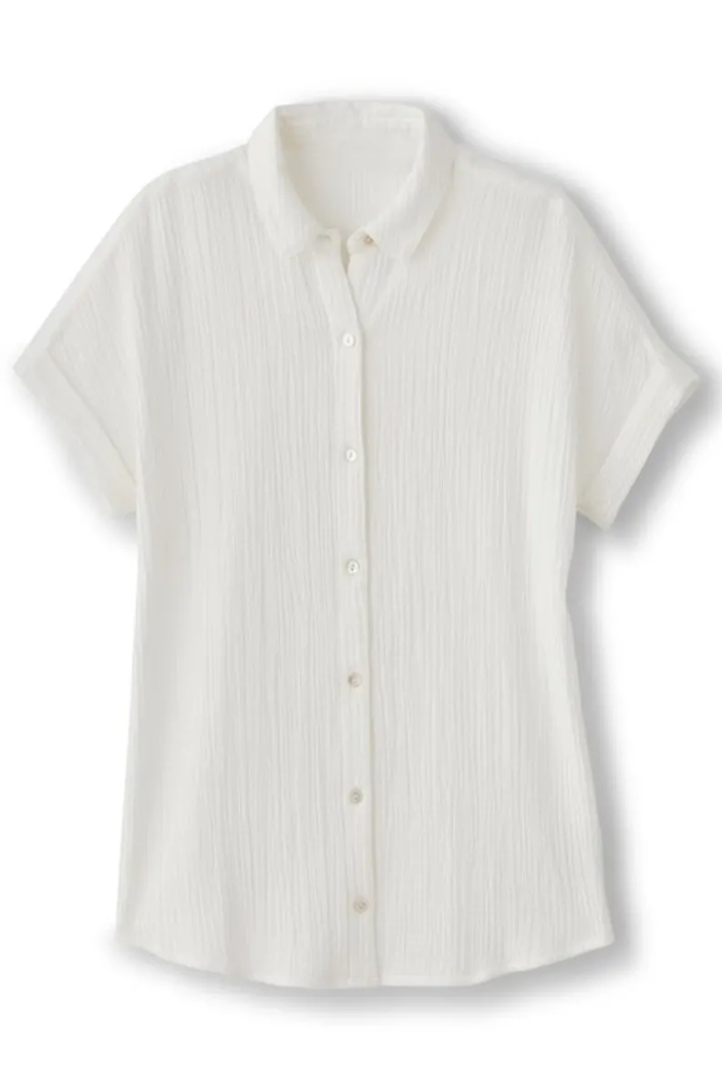 Soft Surroundings Je Veux Gauze Top| Tops