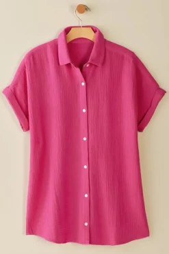 Soft Surroundings Je Veux Gauze Top| Tops