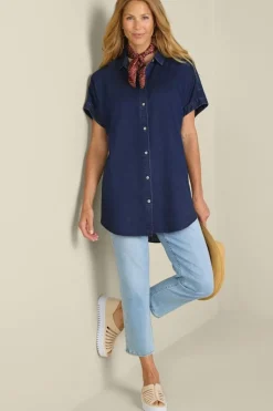 Soft Surroundings Je Veux Tencel™ Shirt| Tops