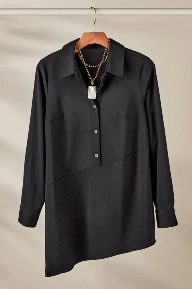 Soft Surroundings Jeanne Asymmetrical Tunic| Tops