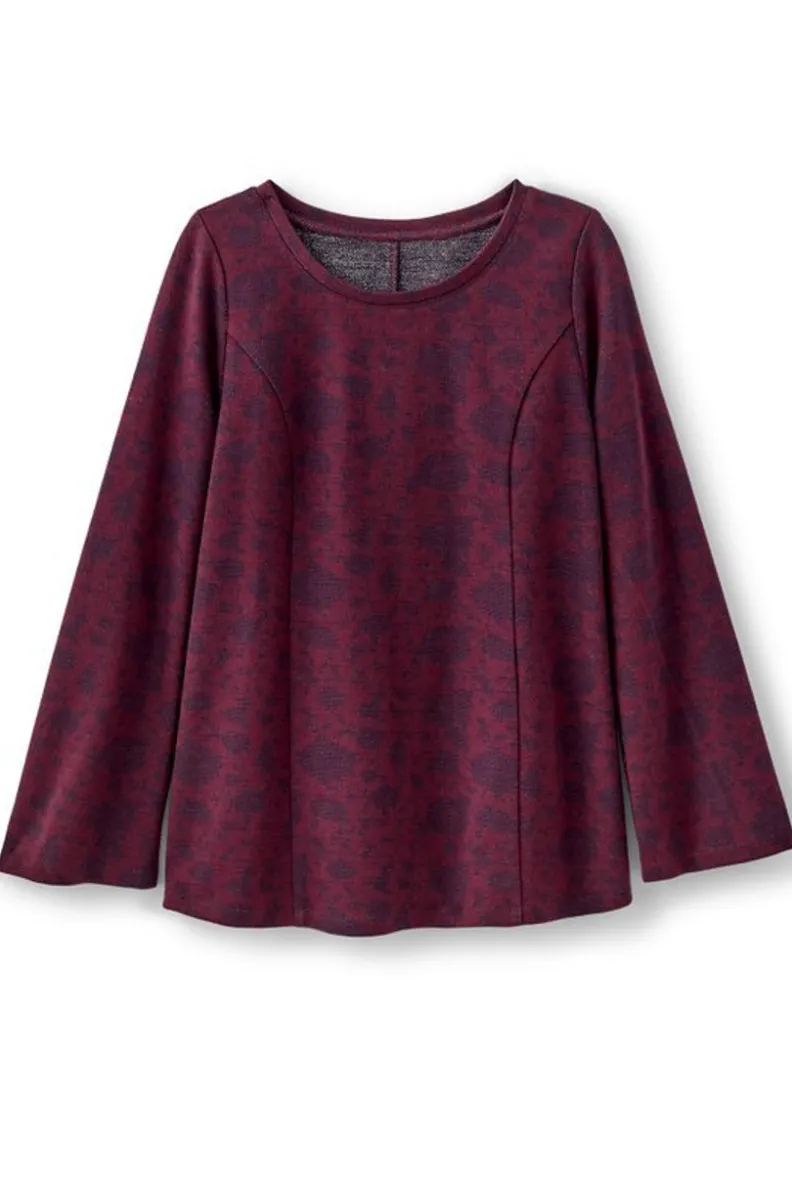 Soft Surroundings Jeri Jacquard Top| Tops
