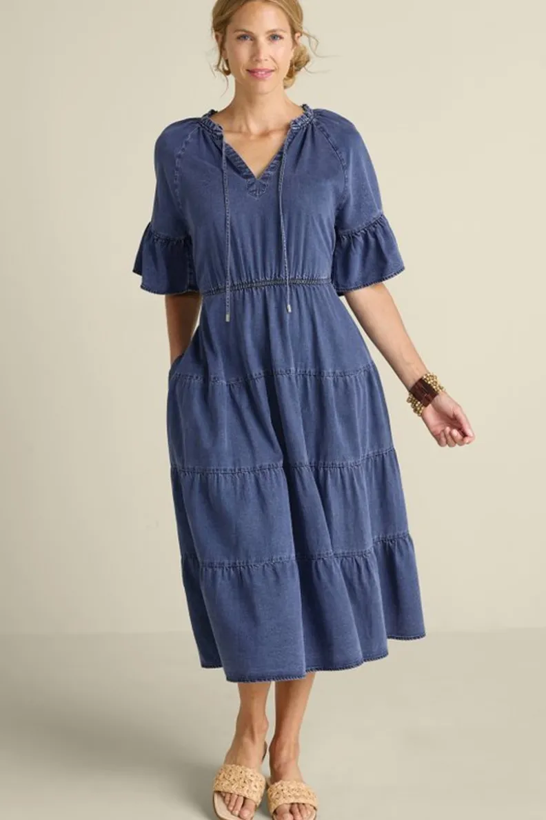 Soft Surroundings Jessanne Tencel™ Midi Dress| Dresses