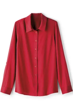 Soft Surroundings Jordan Linen Blend Shirt| Tops