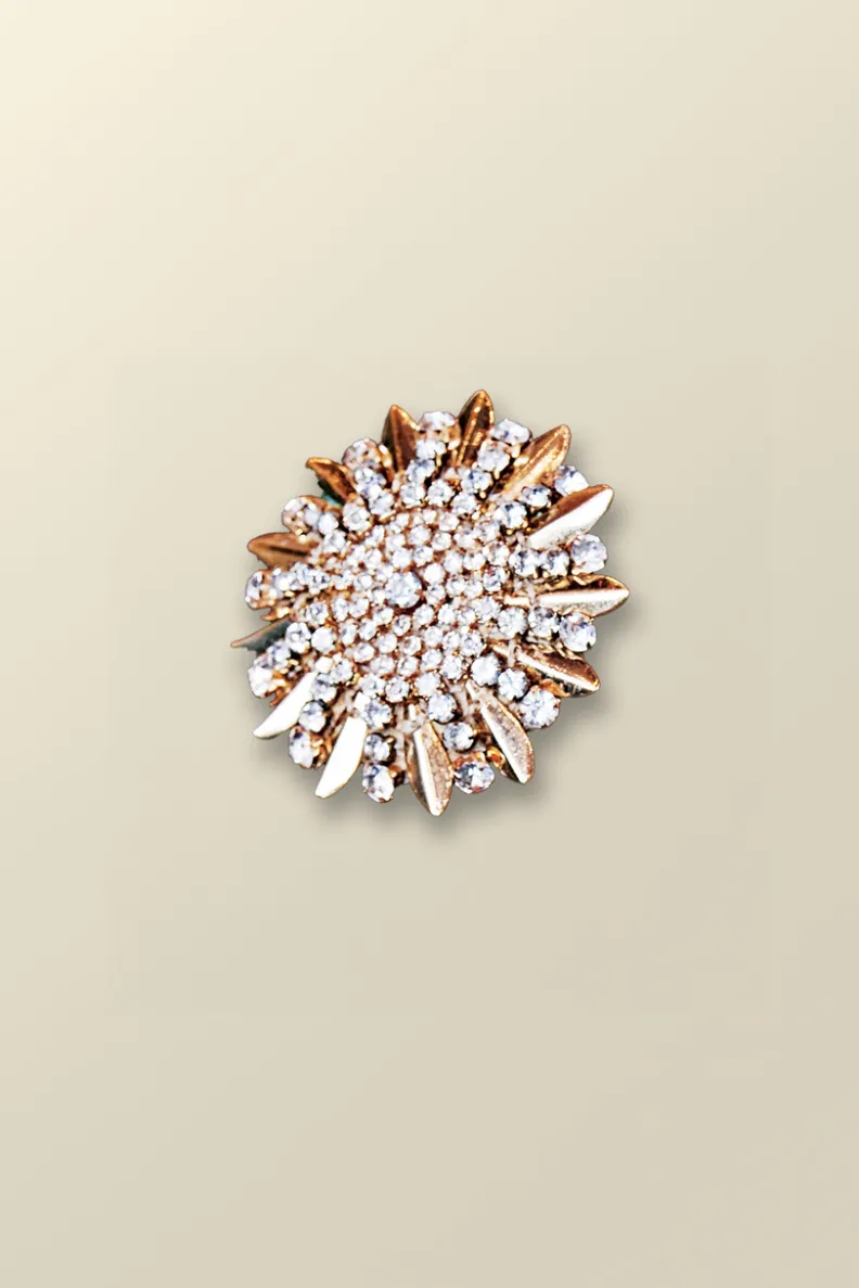 Soft Surroundings Juliana Flower Burst Brooch| Jewelry|Necklaces