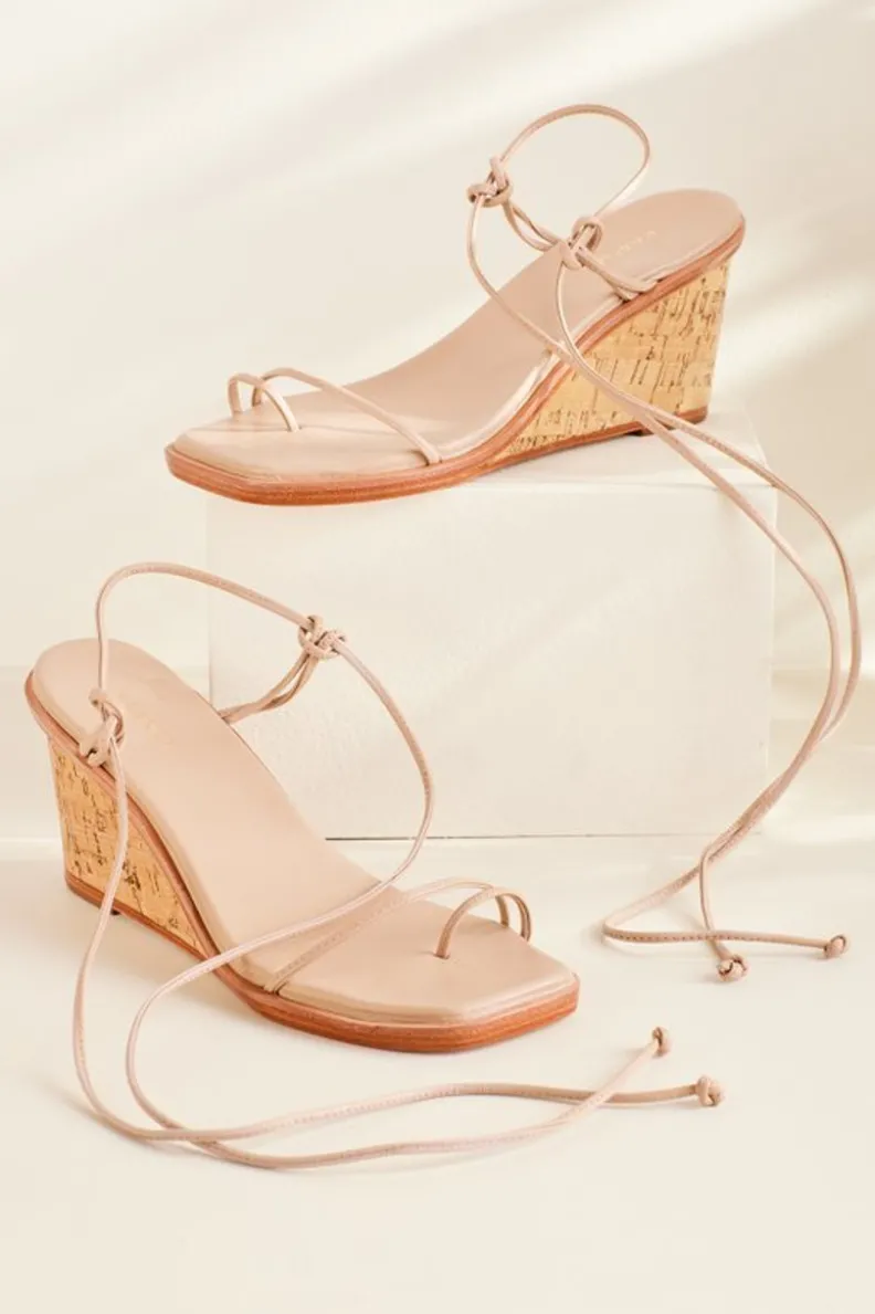 Soft Surroundings Kaanas Amiata Strappy Wedge Sandal| Shoes