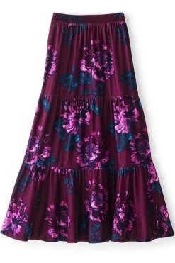 Soft Surroundings Kara Velvet Skirt| Skirts