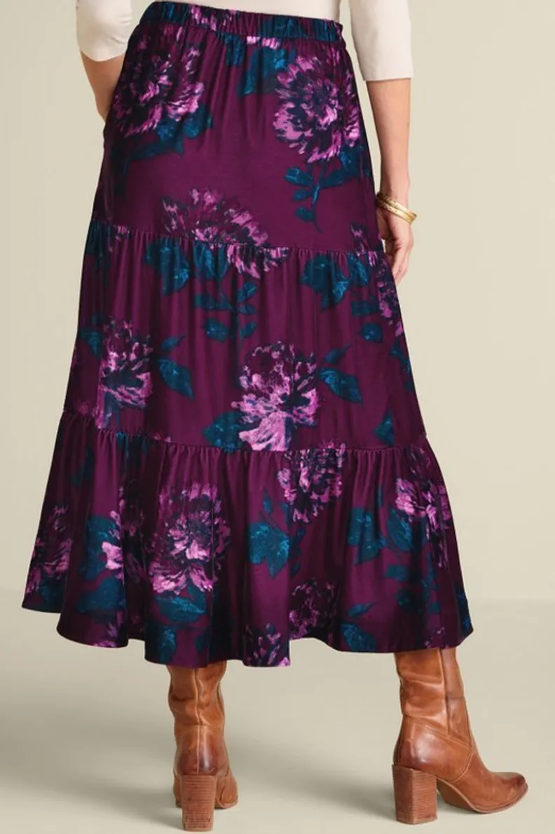 Soft Surroundings Kara Velvet Skirt| Skirts