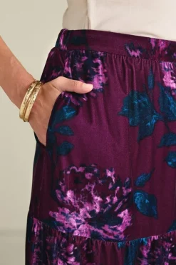 Soft Surroundings Kara Velvet Skirt| Skirts