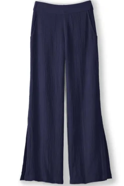 Soft Surroundings Khulani Wide Leg Gauze Pants| Pants