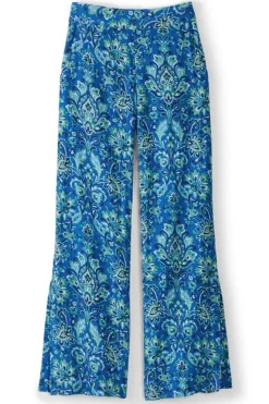 Soft Surroundings Khulani Wide Leg Gauze Pants| Pants