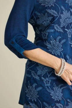 Soft Surroundings Kimbra Embroidered Tunic| Tops|Tunics & Leggings