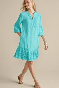Soft Surroundings Kiona Gauze Short Dress| Dresses