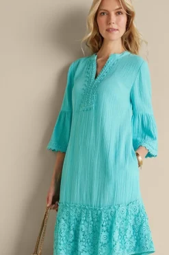 Soft Surroundings Kiona Gauze Short Dress| Dresses