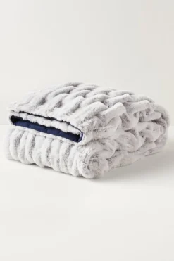 Soft Surroundings La Parisienne Faux Fur Throw| Bedding|Bedding Essentials
