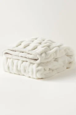 Soft Surroundings La Parisienne Faux Fur Throw| Bedding|Bedding Essentials