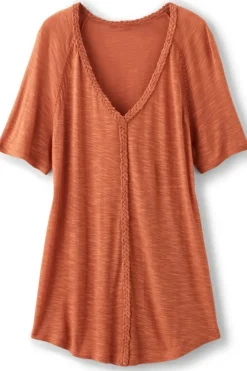Soft Surroundings Lainey Slub Tee| Tops