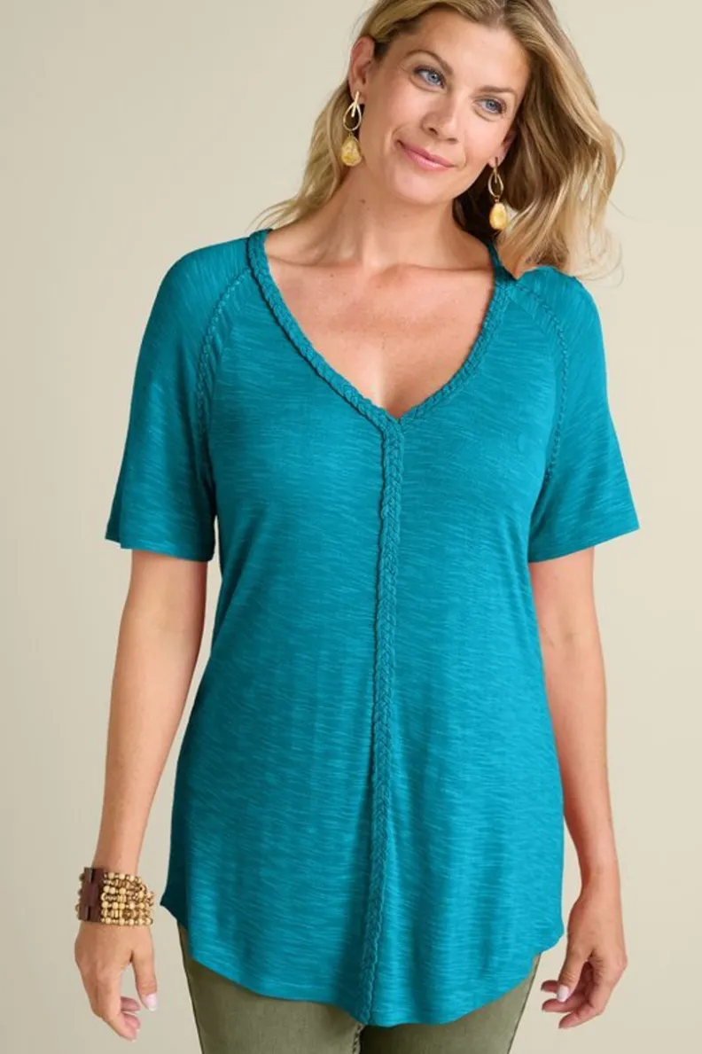 Soft Surroundings Lainey Slub Tee| Tops