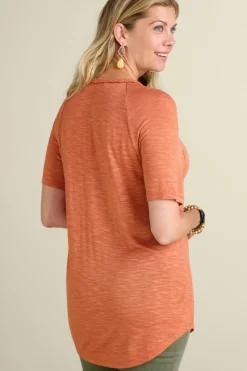 Soft Surroundings Lainey Slub Tee| Tops