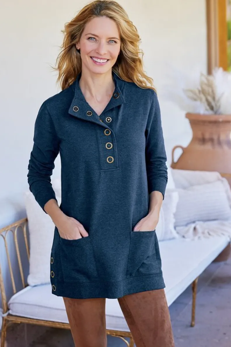 Soft Surroundings Lakshmi Pullover Tunic| Tops|Tunics & Leggings