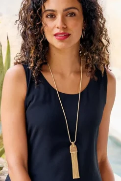 Soft Surroundings Laurana Tassel Necklace| Jewelry|Necklaces