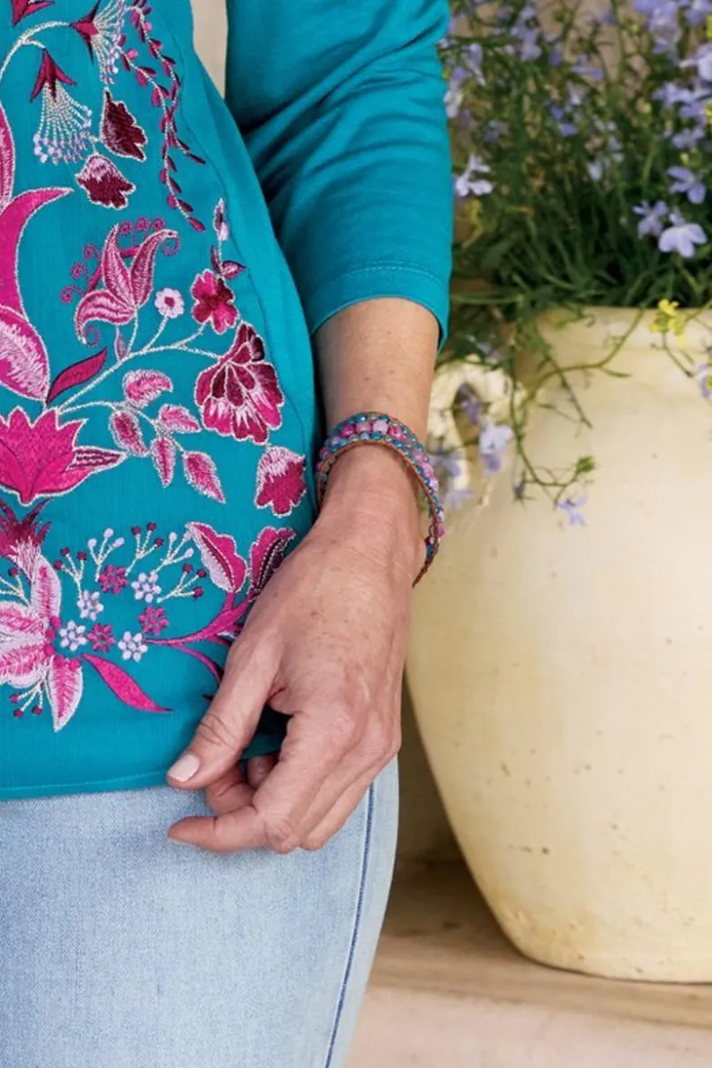 Soft Surroundings Leela Beaded Bracelet| Jewelry|Bracelets