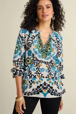 Soft Surroundings Leona Long Sleeve Top| Tops