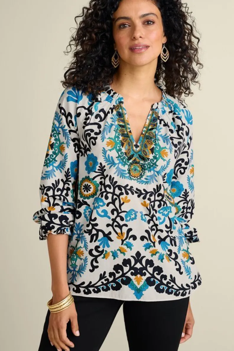 Soft Surroundings Leona Long Sleeve Top| Tops