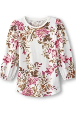 Soft Surroundings Lesley Printed Top| Tops