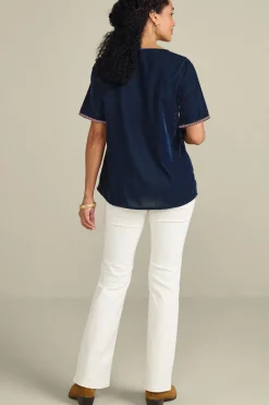 Soft Surroundings Lilian Velvet Top| Tops