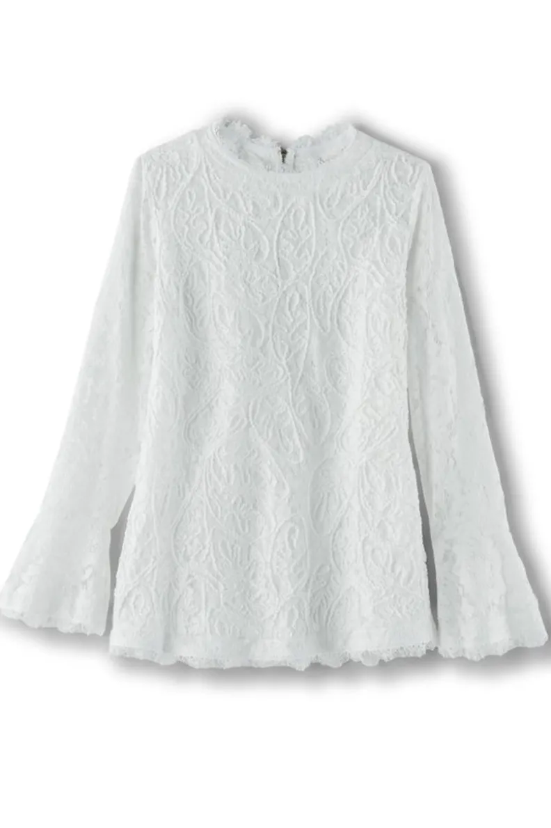 Soft Surroundings Lilith Lace Top| Tops