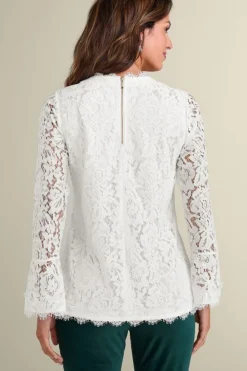 Soft Surroundings Lilith Lace Top| Tops