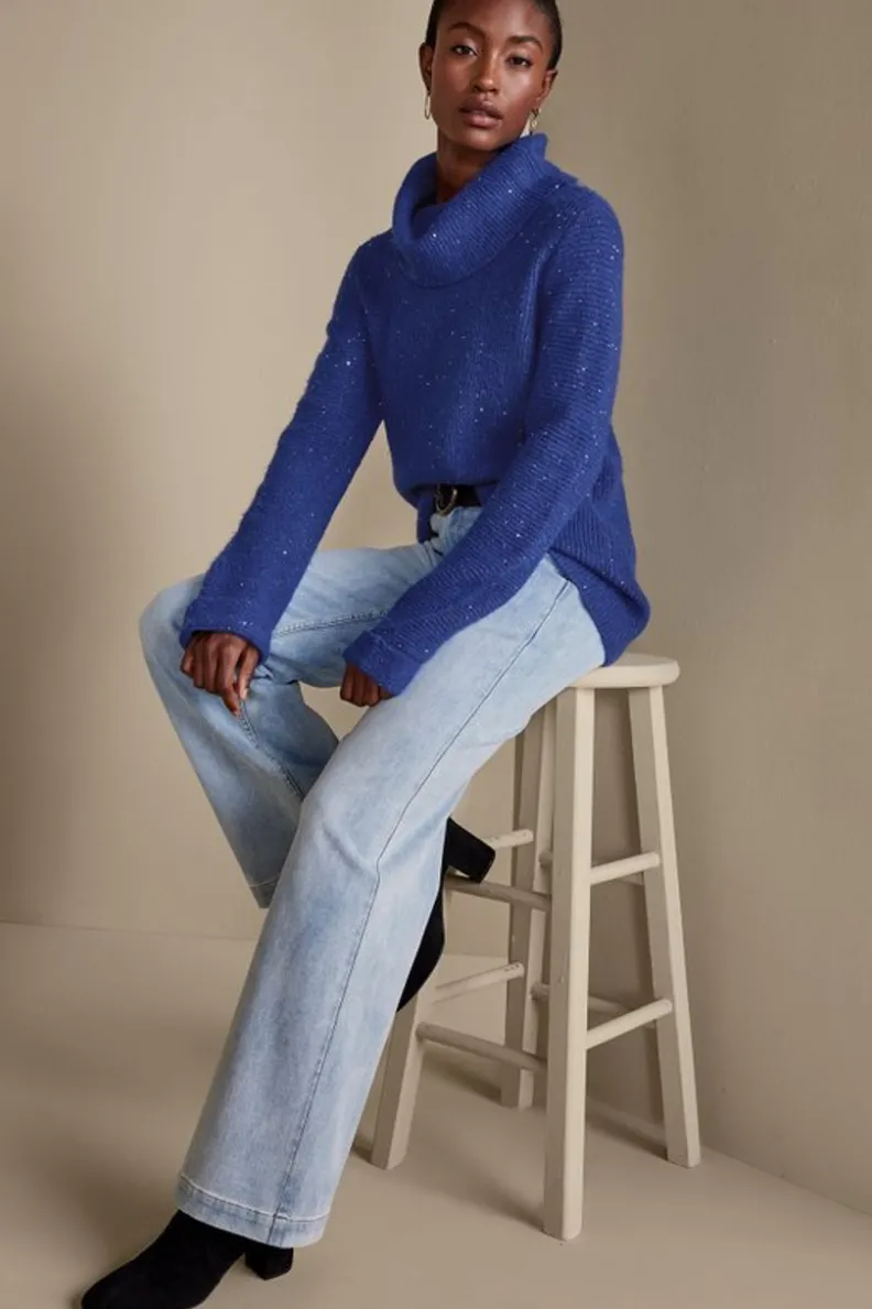 Soft Surroundings Linley Sequin Sweater| Tops|Sweaters & Cardigans