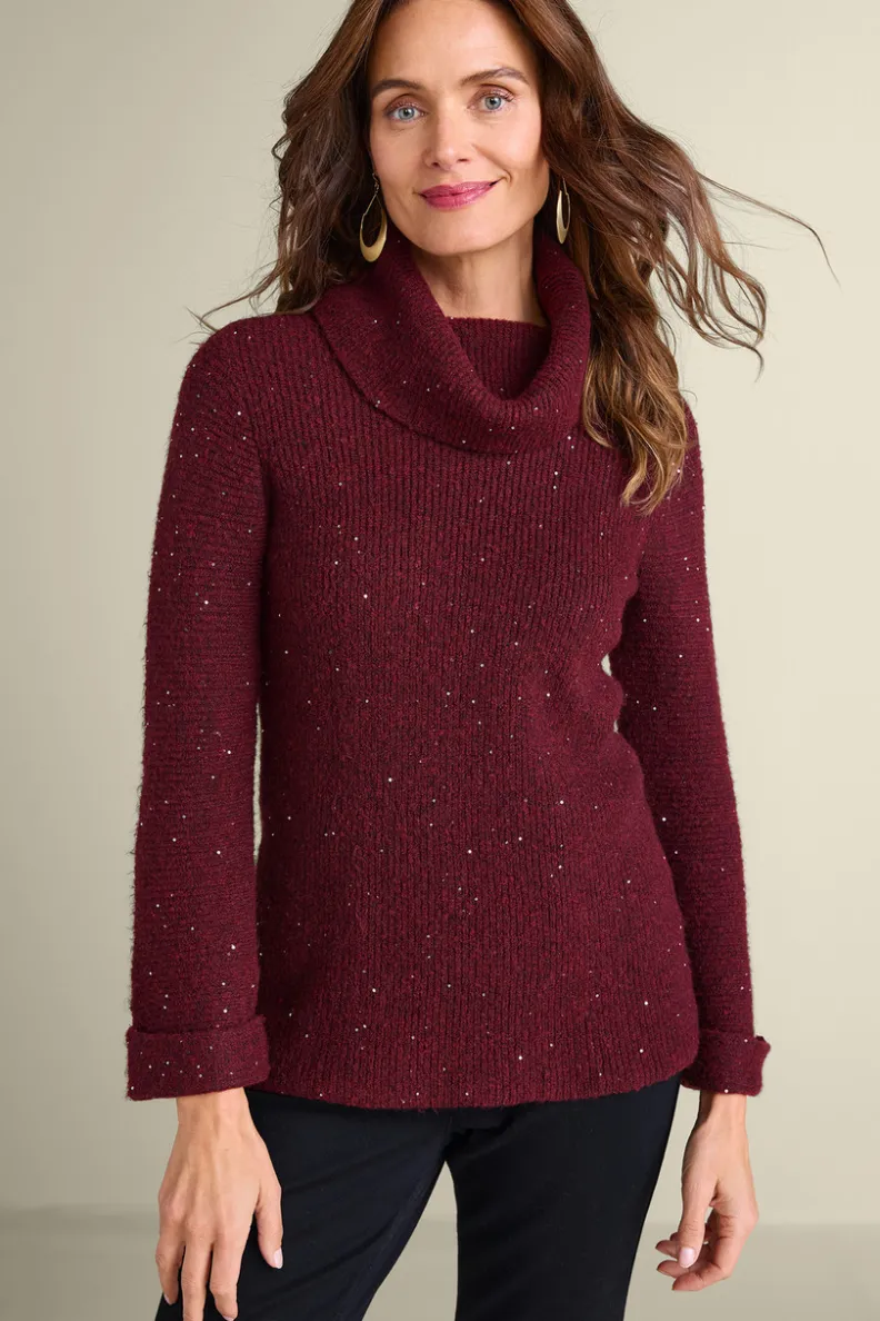 Soft Surroundings Linley Sequin Sweater| Tops|Sweaters & Cardigans