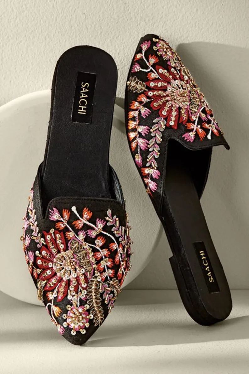Soft Surroundings Lola Embellished Slides| Shoes