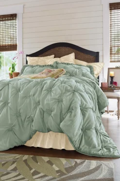 Soft Surroundings Lombardi Smocked Coverlet I| Bedding|Bedding Collections