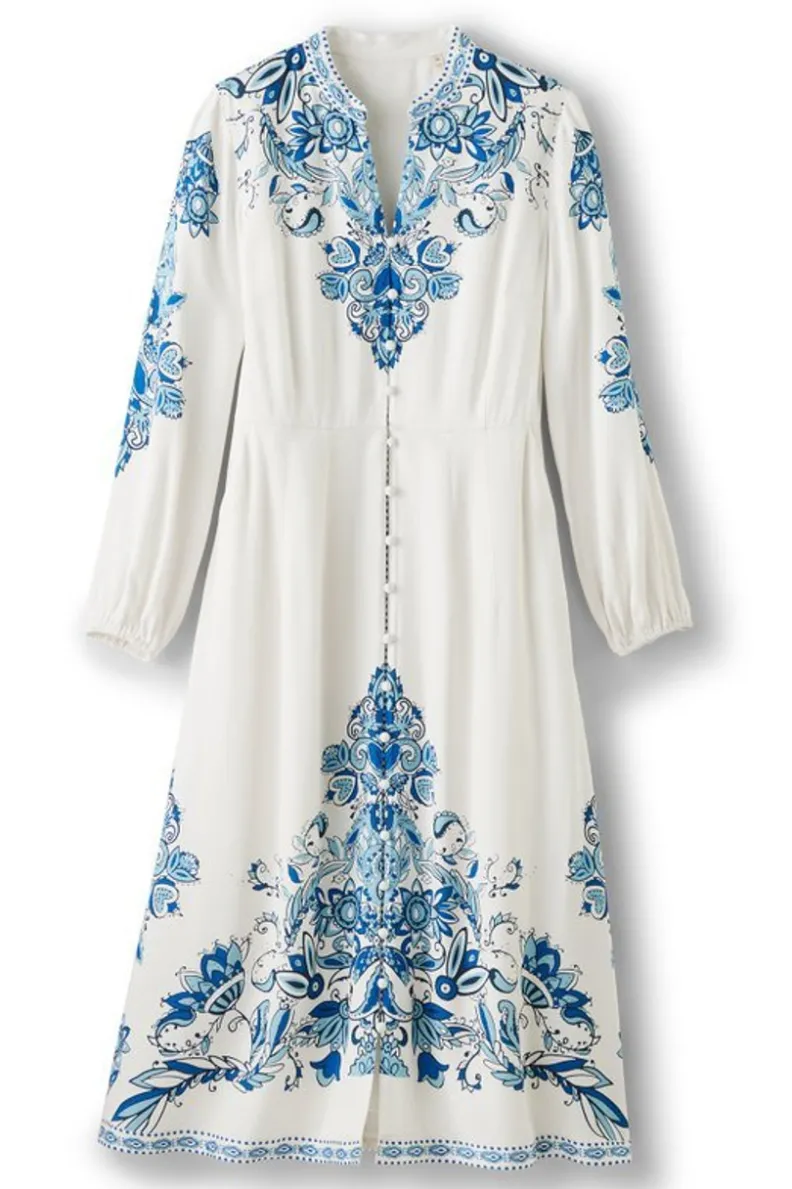 Soft Surroundings Louise Midi Dress| Dresses