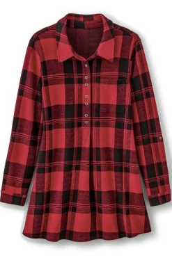 Soft Surroundings Mad About Plaid Top| Tops