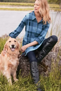 Soft Surroundings Mad About Plaid Top| Tops