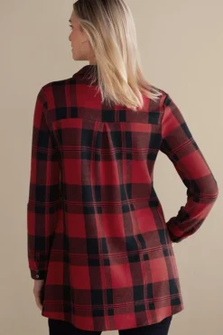 Soft Surroundings Mad About Plaid Top| Tops