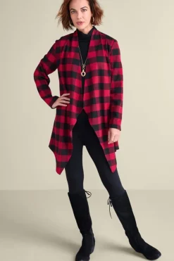 Soft Surroundings Mad About Plaid Topper| Toppers