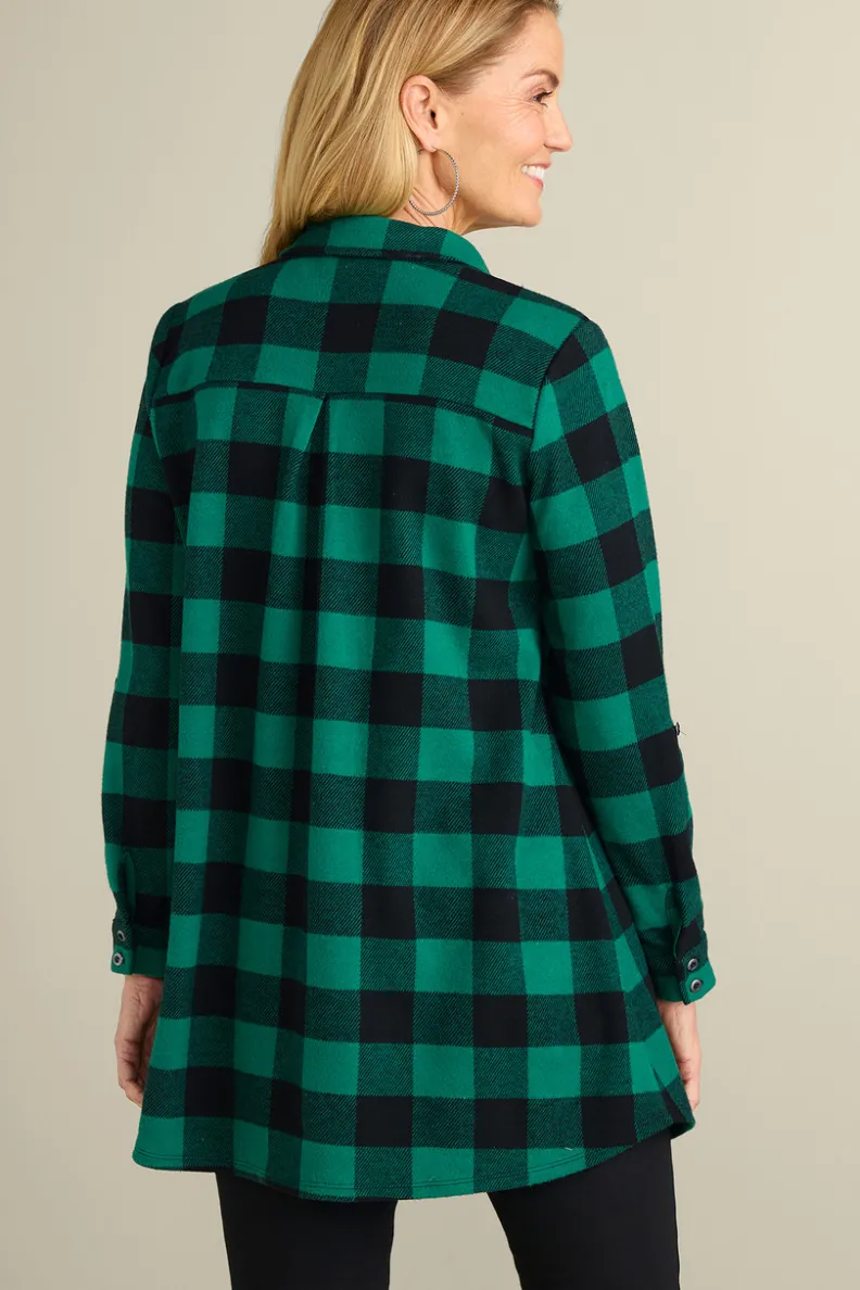 Soft Surroundings Mad About Plaid Tunic| Tops|Tunics & Leggings