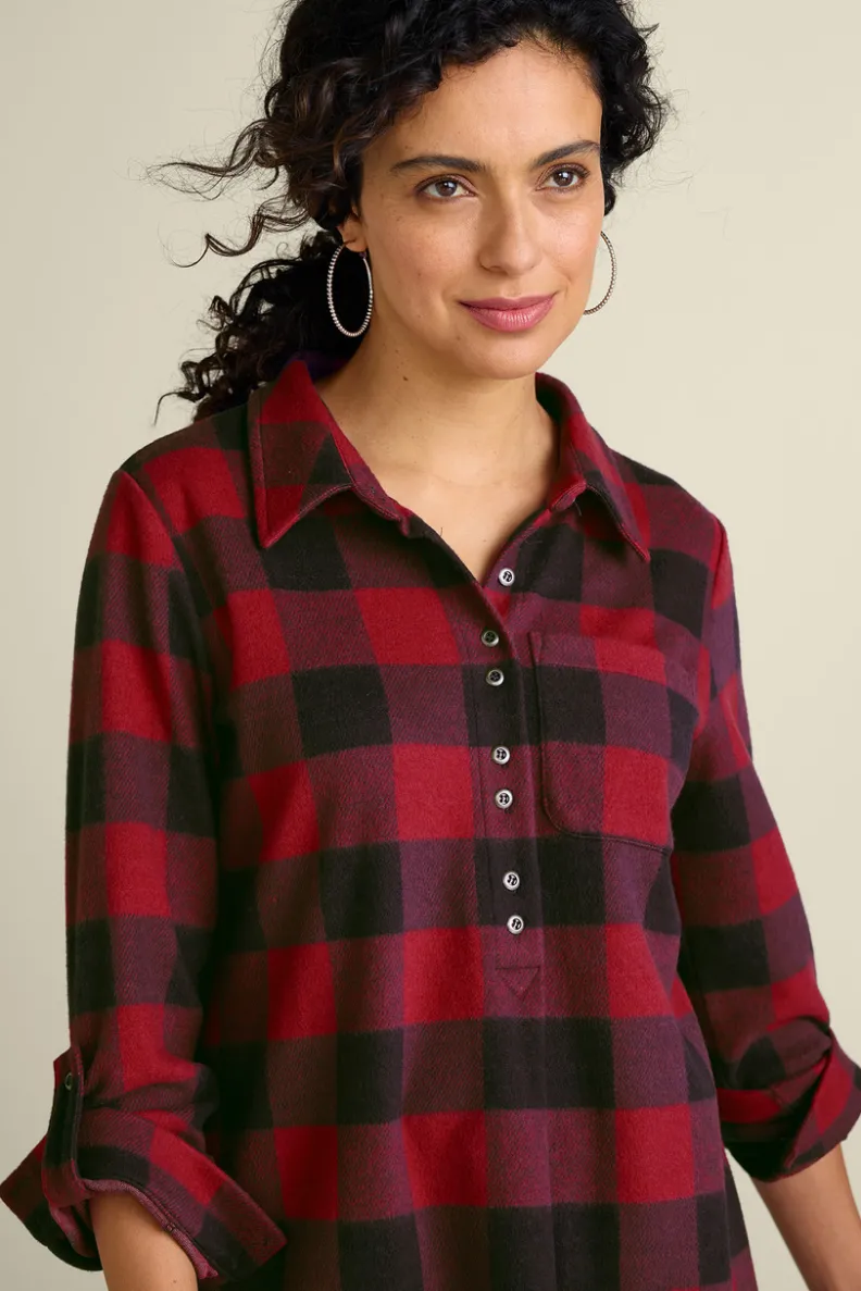 Soft Surroundings Mad About Plaid Tunic| Tops|Tunics & Leggings