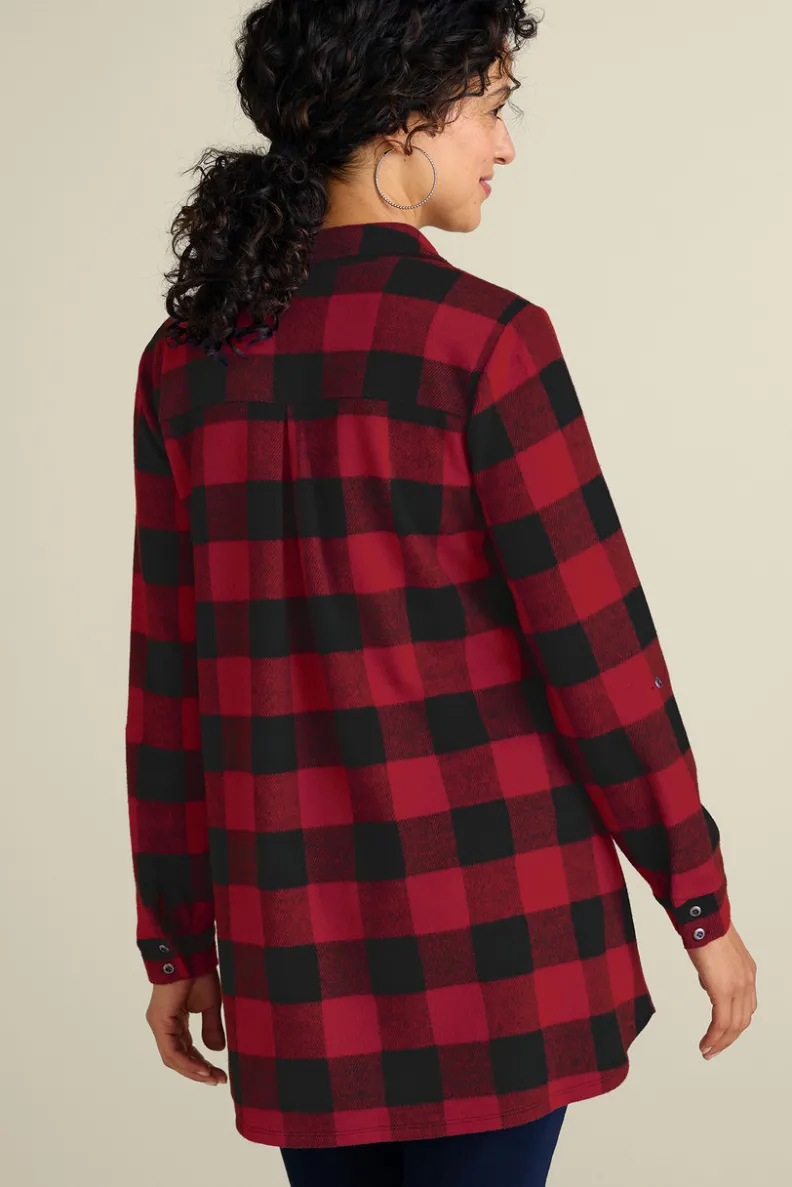 Soft Surroundings Mad About Plaid Tunic| Tops|Tunics & Leggings