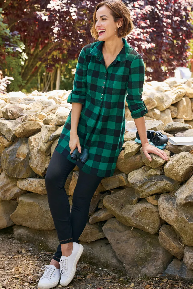 Soft Surroundings Mad About Plaid Tunic| Tops|Tunics & Leggings